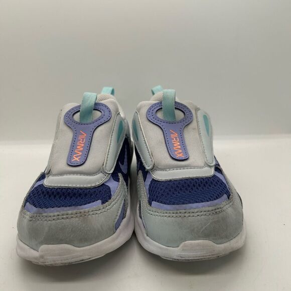 Infant Nike Air Max 90 LTR SE 2 White Purple Dust Size 10C Sneakers CW1629-500 - Picture 3 of 6